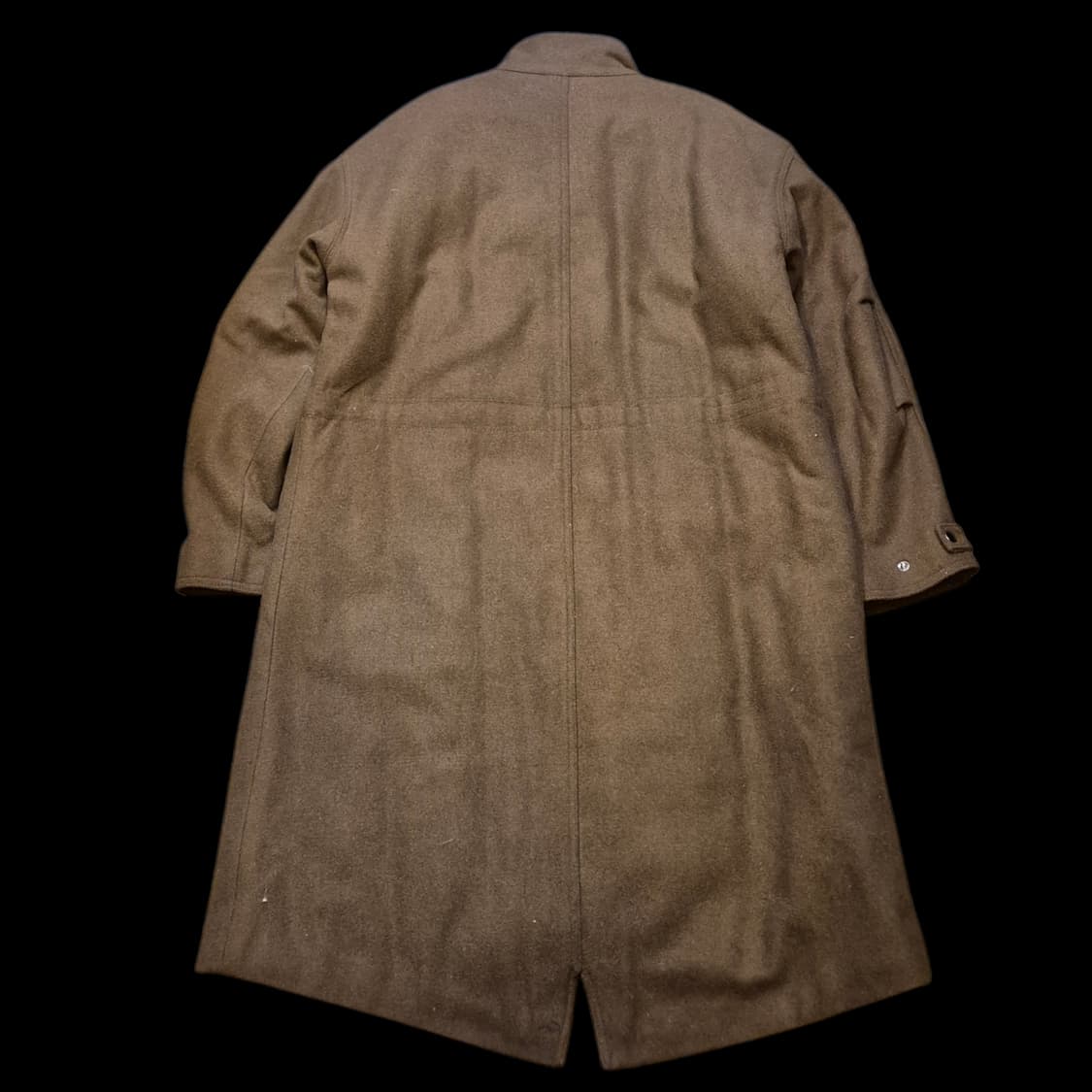 실사이즈 L~XL(착샷잇음) 브라운 울 롱코트 상품이미지2