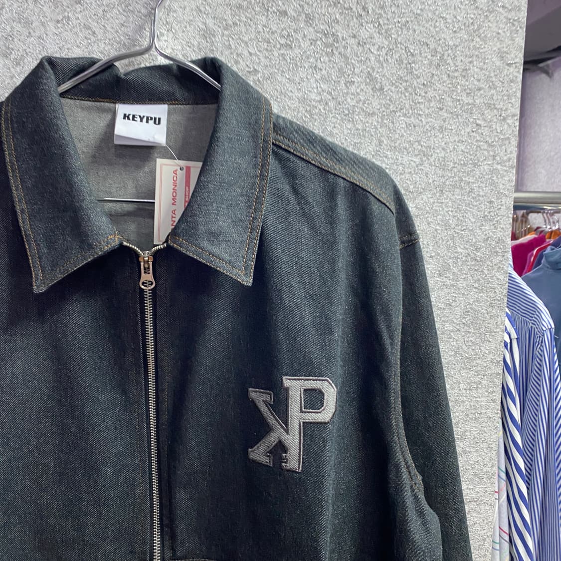 KEYPU 투웨이 흑청데님 자켓 B4672 상품이미지3