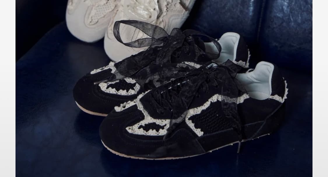 무신사 티엔느 발레 스니커즈 운동화 신발 비비 블랙 240 모리걸빈티지 상품이미지1