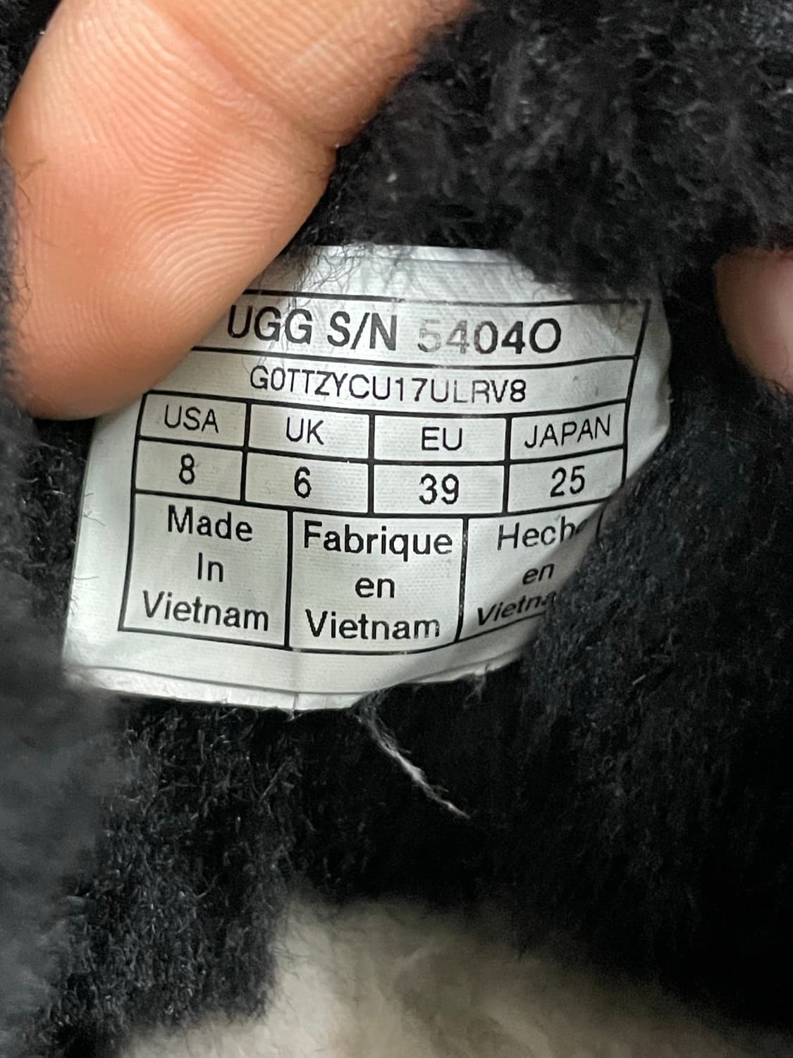 어그 타제트 슬립온 블랙 250 상품이미지9