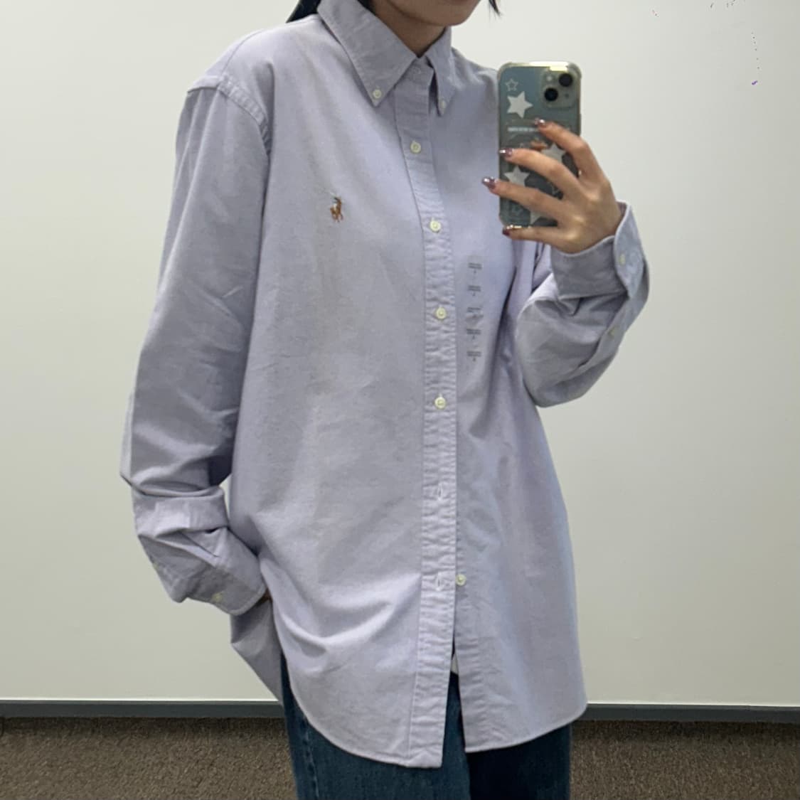 Polo 폴로 데드스탁 멀티포니 연보라 셔츠 상품이미지2