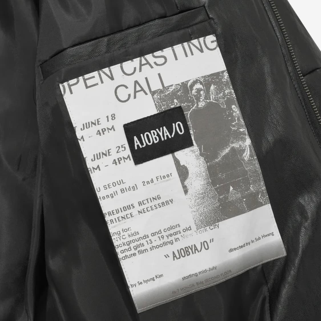 [ajobyajo] Star Leather Padded Jacket_L 상품이미지5