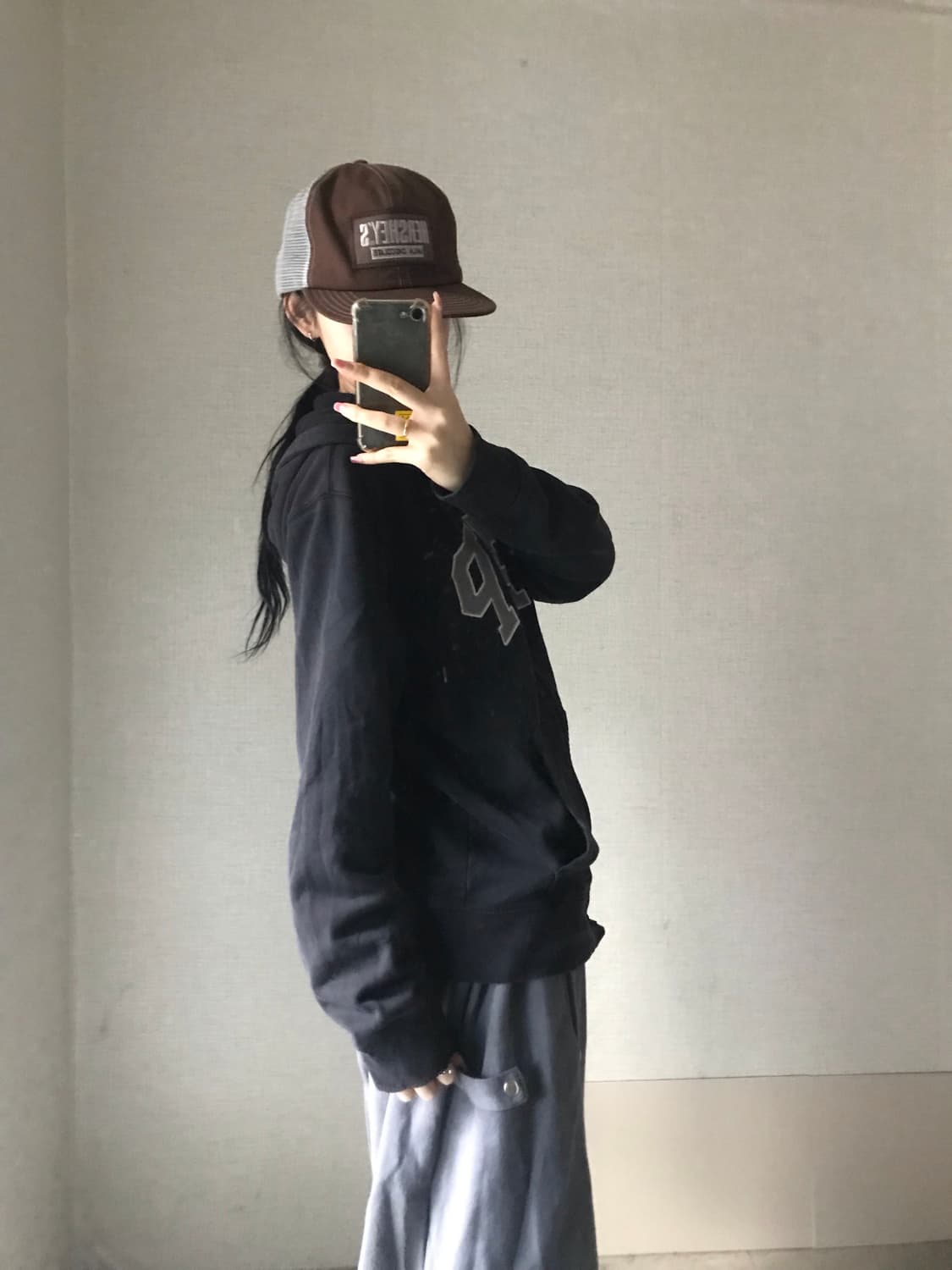 갭 블랙 후드집업 상품이미지2