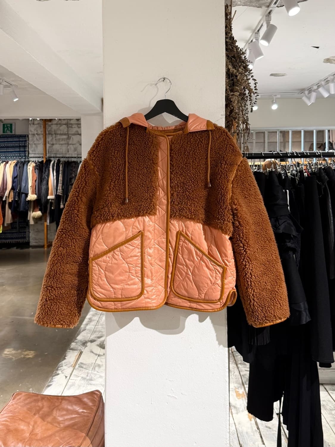 포르테포르테 코랄 리버시블 테디 패딩 자켓 상품이미지2