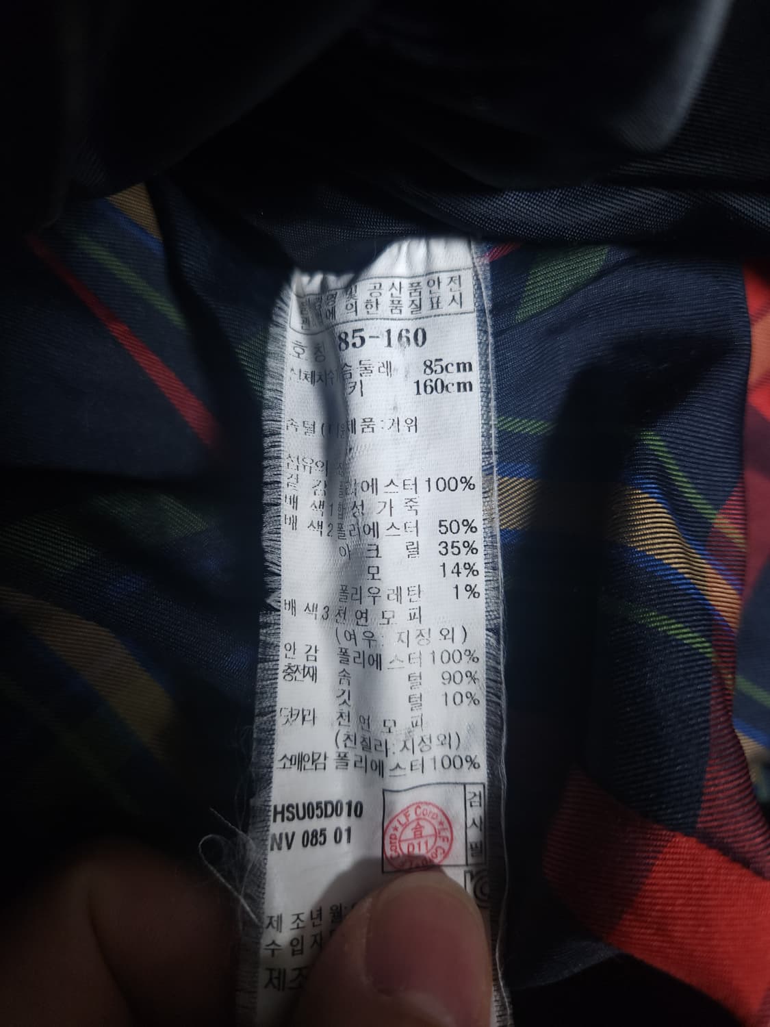 헤지스 거위털 롱패딩, XS 상품이미지5