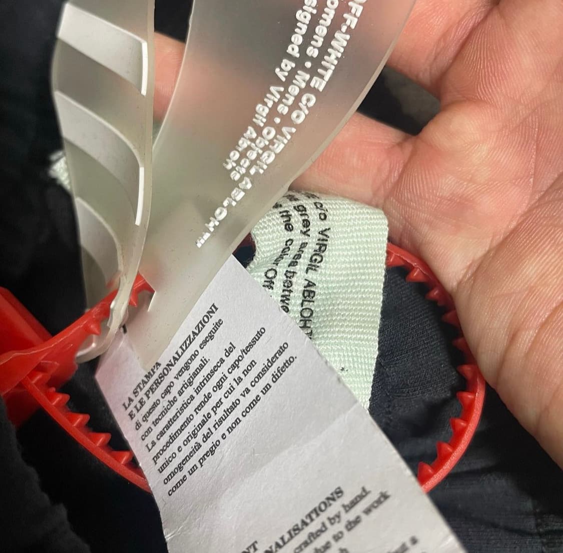 새상품)오프화이트 조거팬츠 상품이미지4