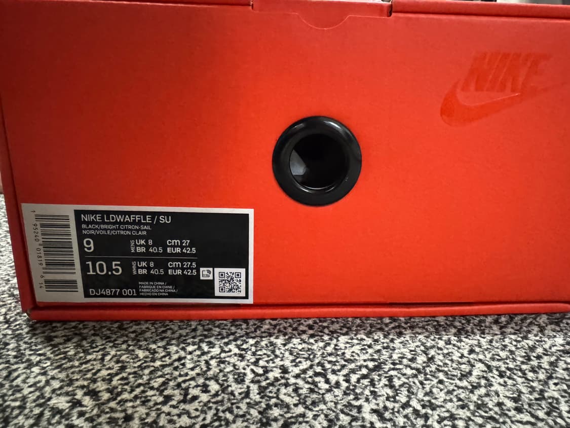 나이키 x 사카이 x 언더커버 LD와플 블랙 브라이트 시트론 (270) 상품이미지6