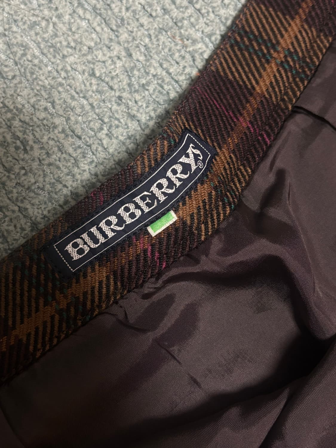 버버리 체크 스커트 상품이미지2