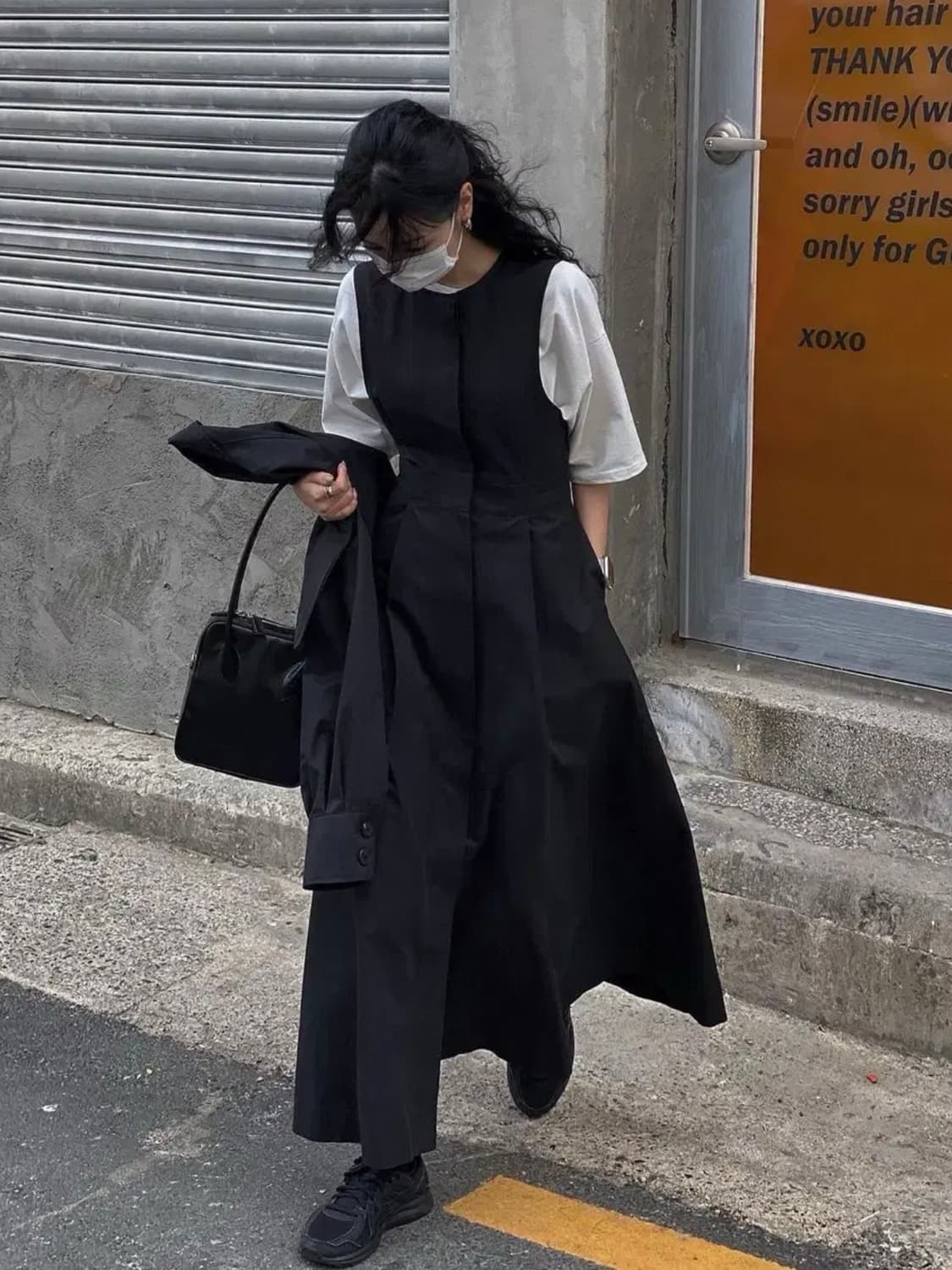 트리밍버드 탈부착 트렌치코트 + 원피스 단종템 상품이미지2