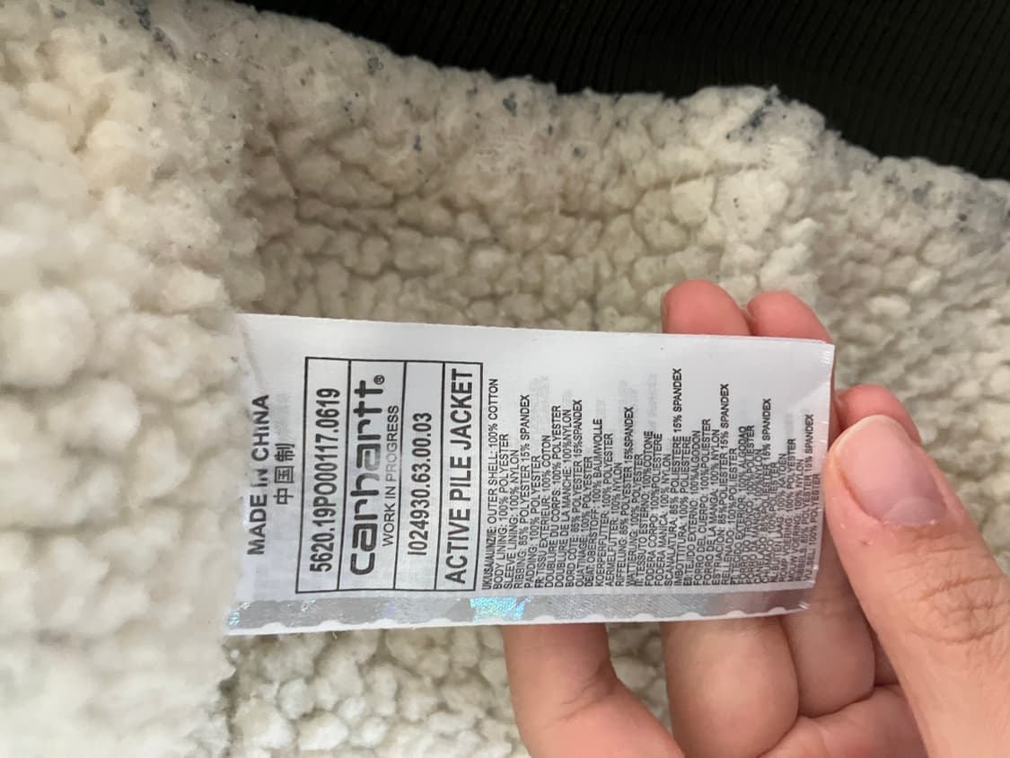 칼하트엑티브 필셰르파 양털 집업 자켓 상품이미지3