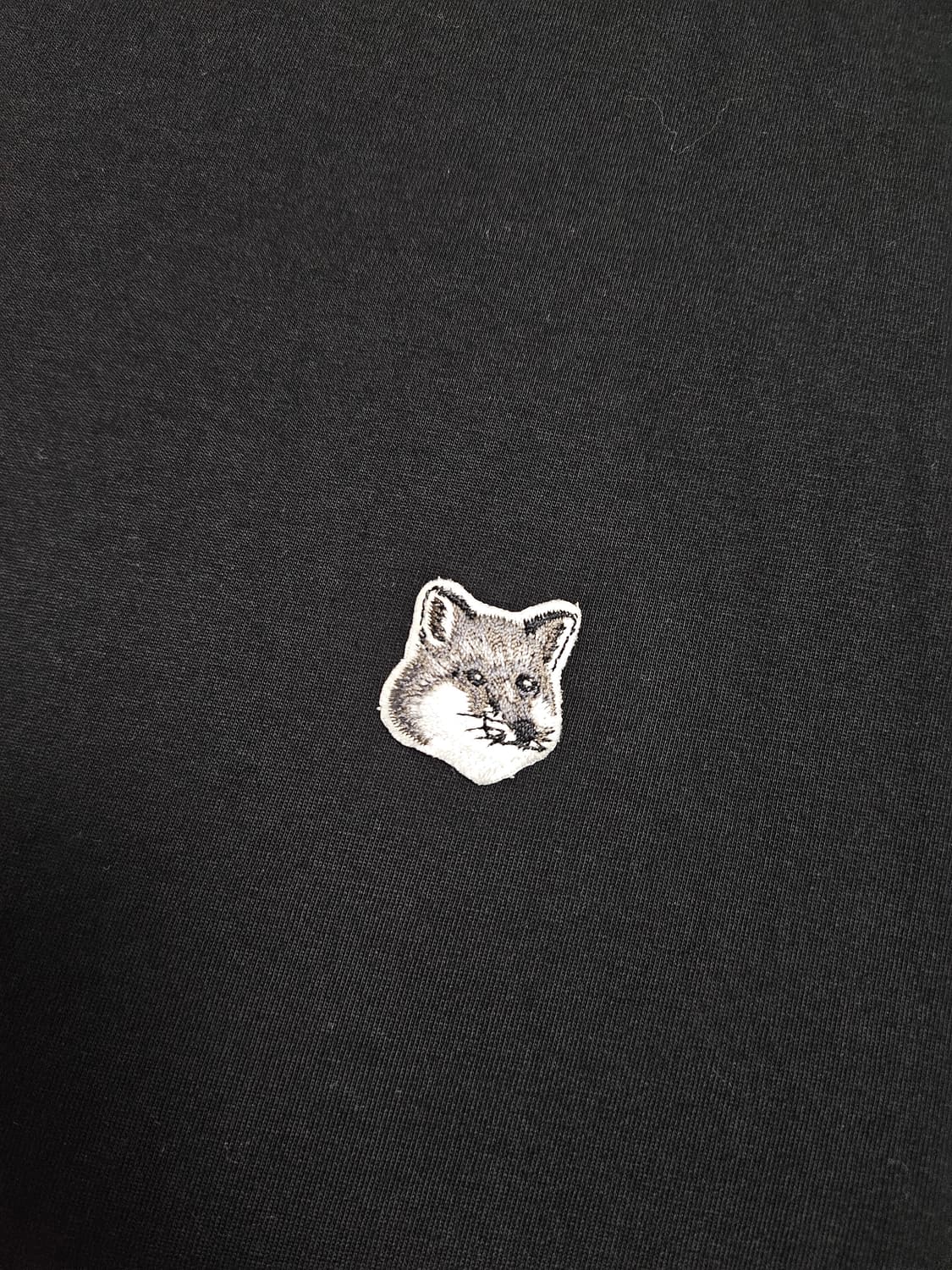 메종키츠네 폭스 헤드 반팔티 블랙 상품이미지3