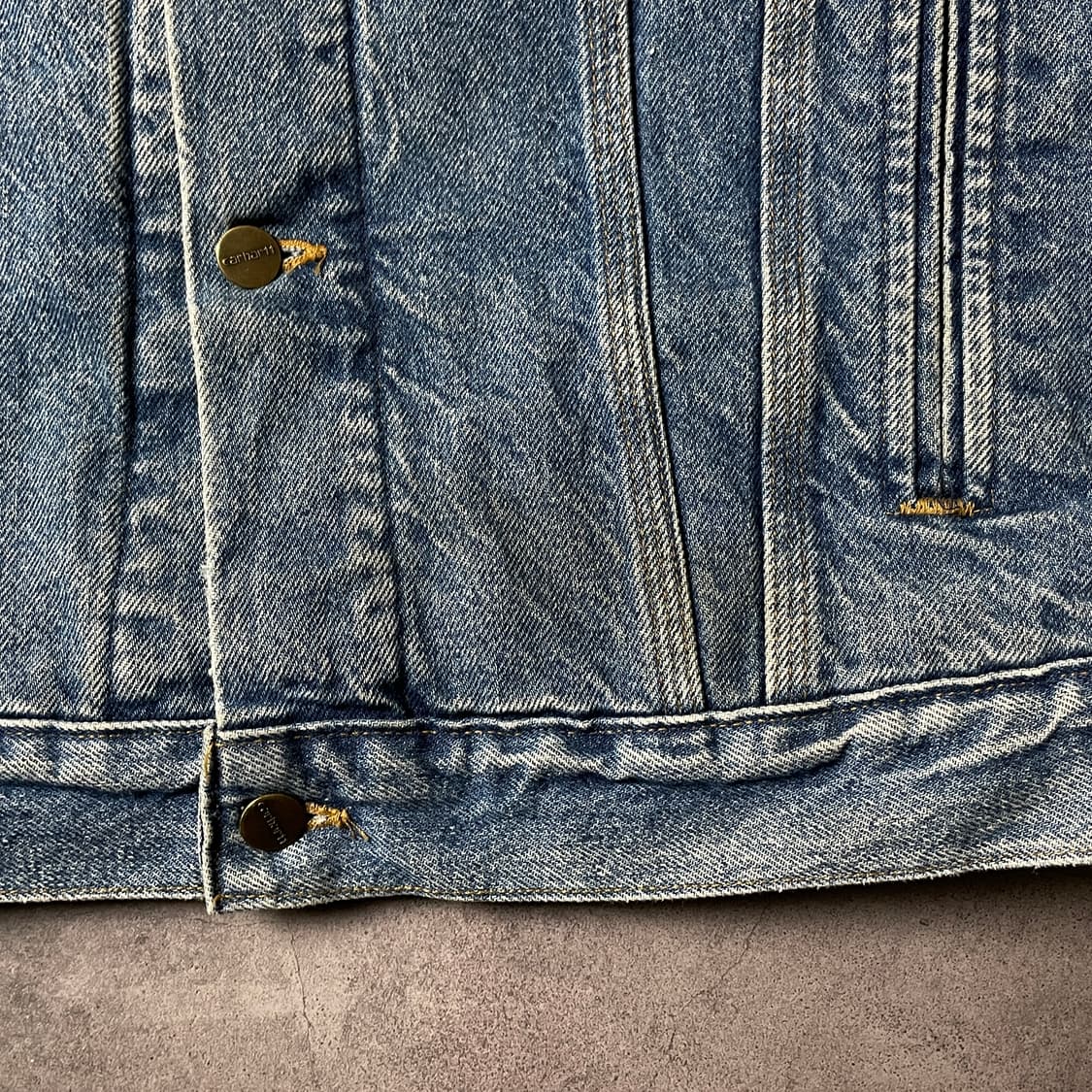 CARHARTT 칼하트 빈티지 데님 자켓 A00358 상품이미지5