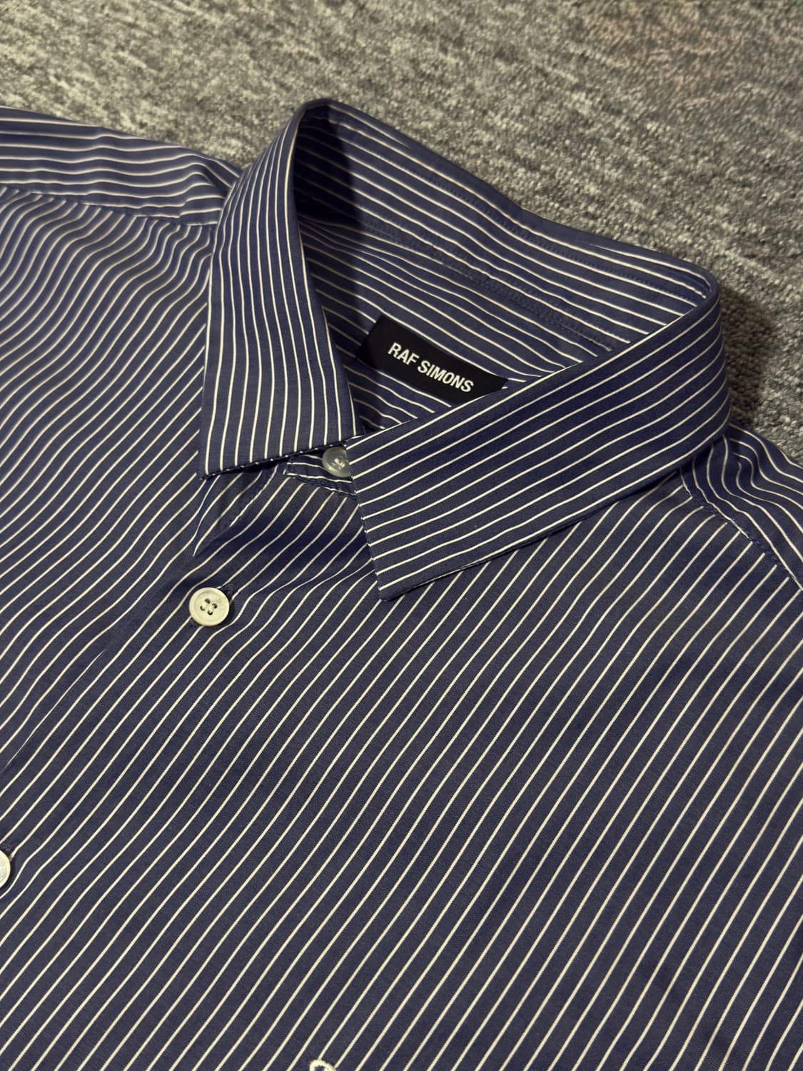 Raf Simons Stripe R Logo Shirt 상품이미지3