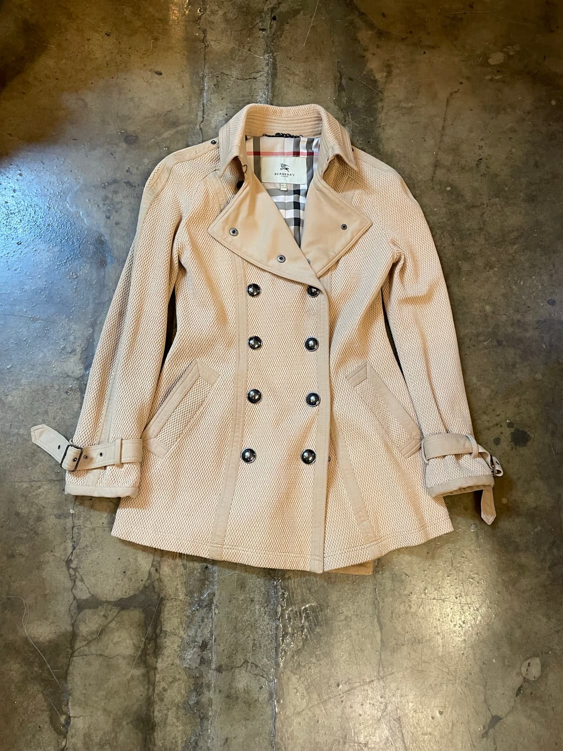 버버리 더블 하프 코트 상품이미지1