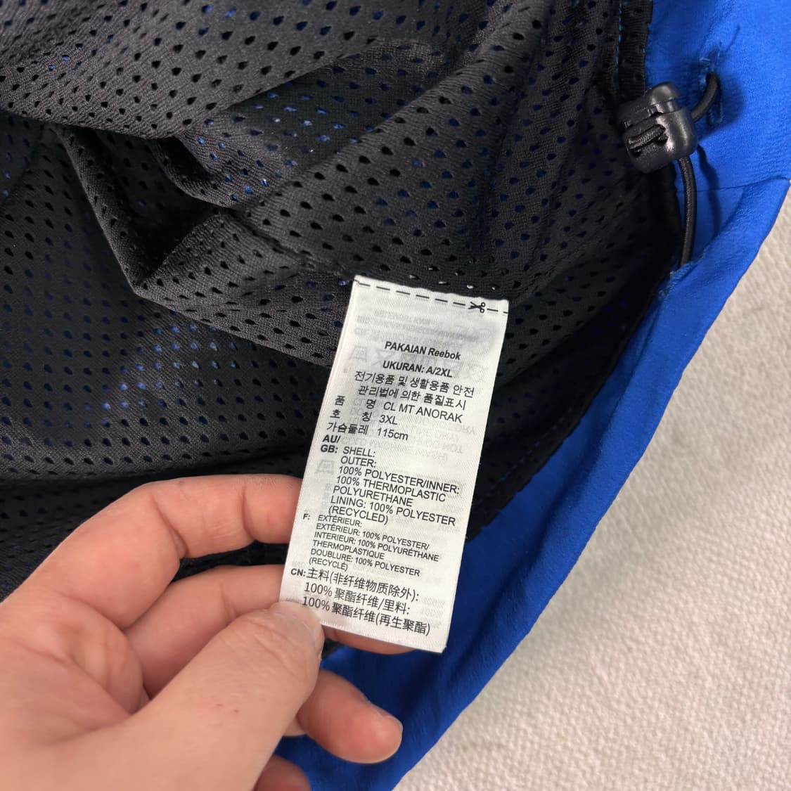 105 리복 신형 배색 아노락 바람막이 자켓 상품이미지8