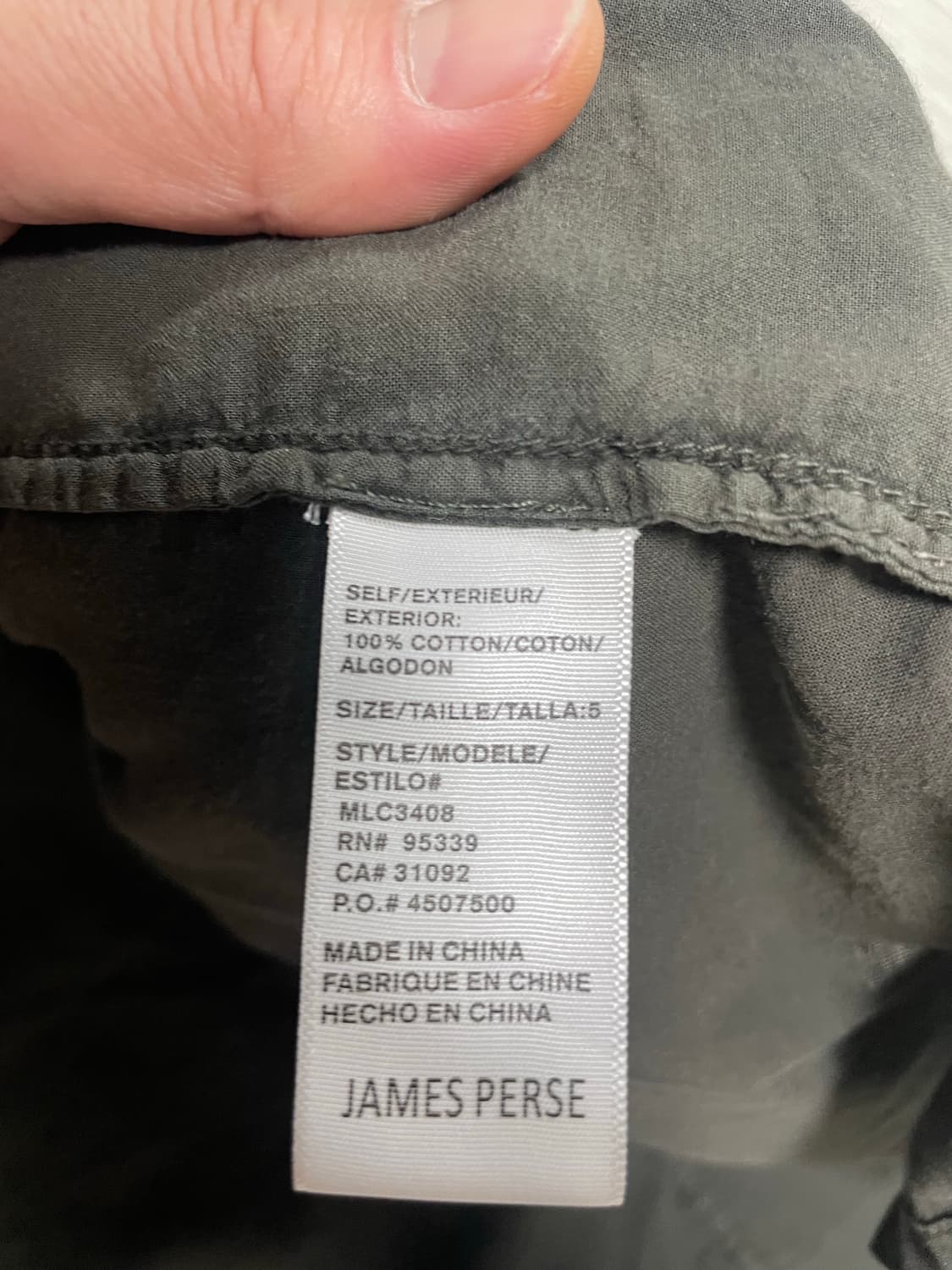 james perse 제임스펄스 피그먼트 셔츠 5 상품이미지3
