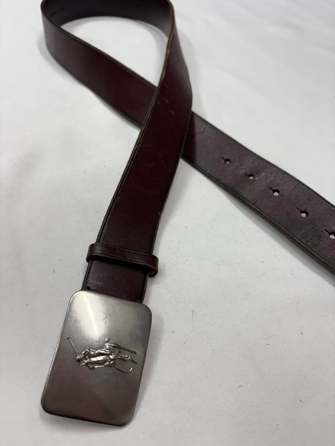 폴로 빈티지 웨스턴 포니 메탈 크롬 버클 벨트 상품이미지4