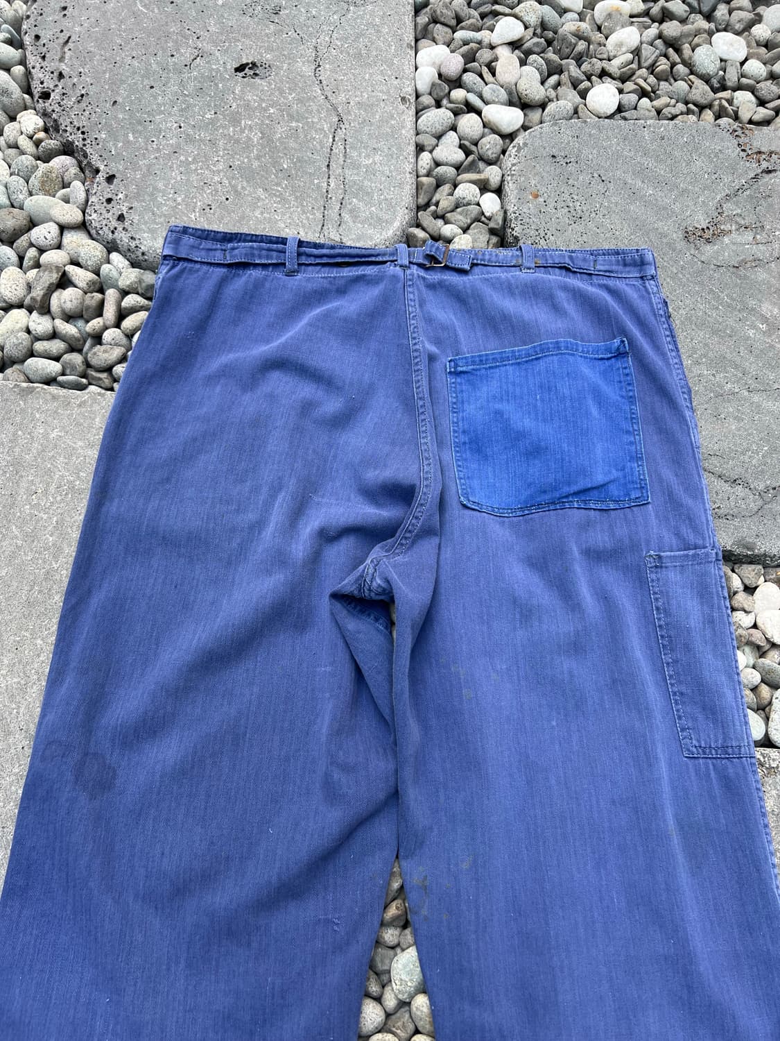 OLD VINTAGE HARD FADED HBT 헤링본프렌치워크팬츠  상품이미지8