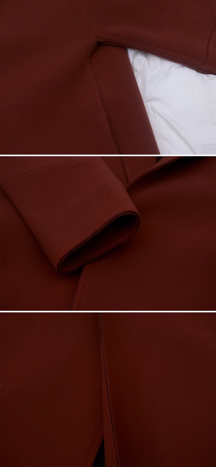 우영미 울캐시미어 핸드메이드 심플 오버코트 (100-105+) 상품이미지8