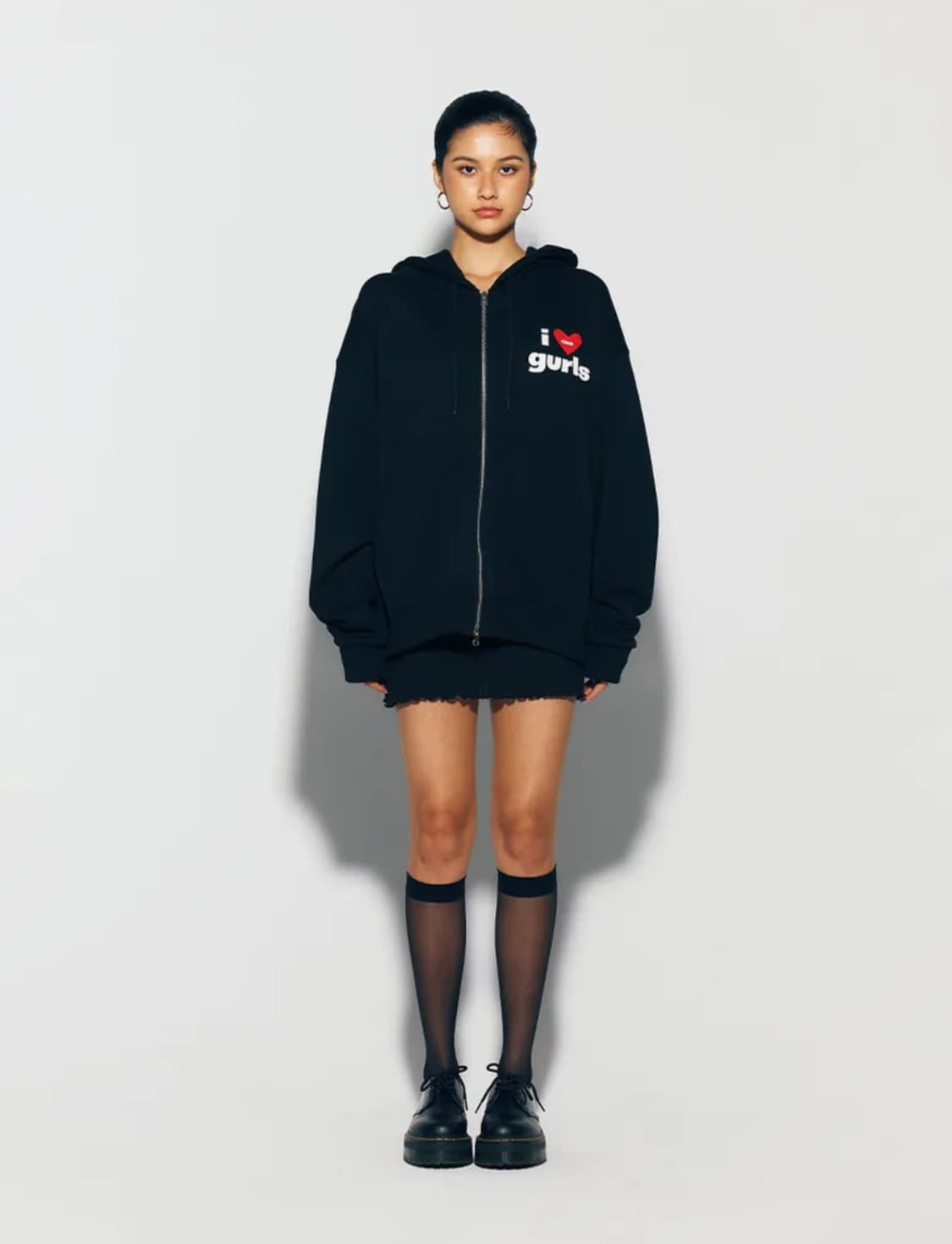 에즈이프캘리 GURLS OVERSIZED HOOD ZIPUP 후드집업 상품이미지1