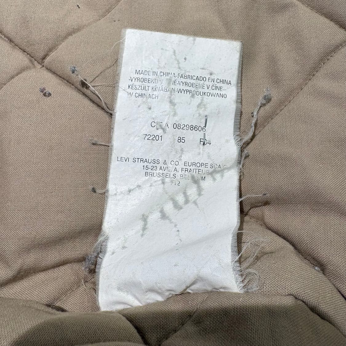 Levi's Red Tab 남성 카키색 자켓 L 상품이미지8