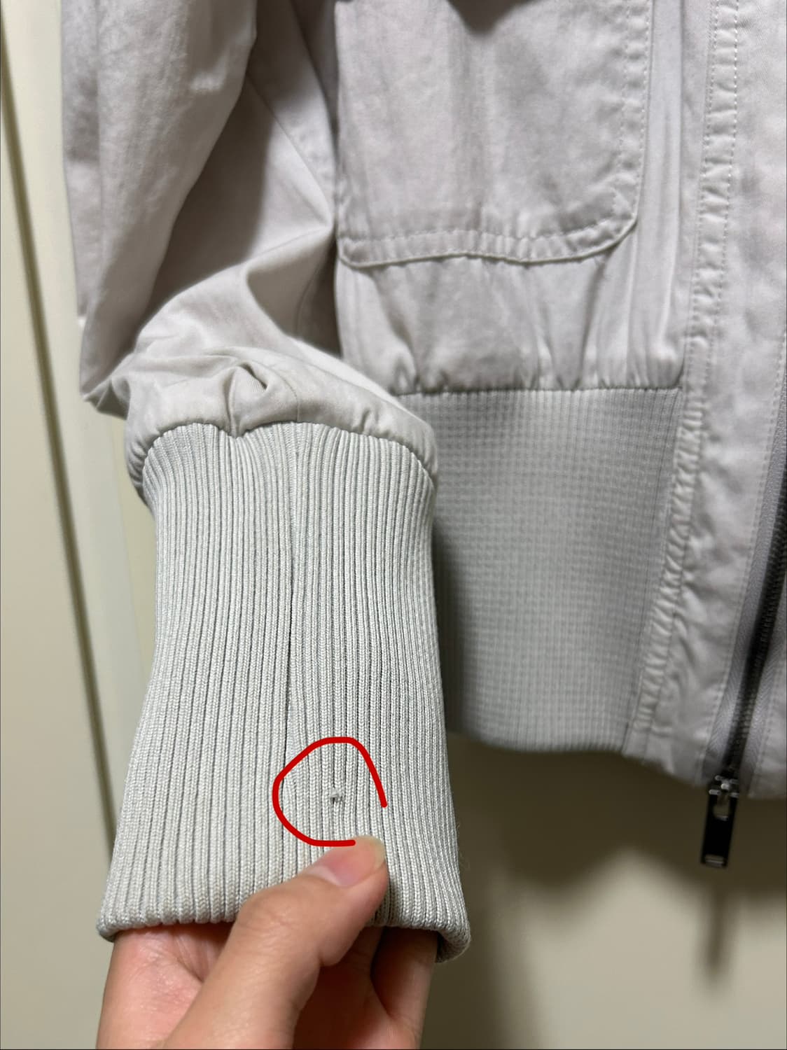 블랙업 [MADE] 브레제 하이넥 코튼 점퍼 (크림) 상품이미지5