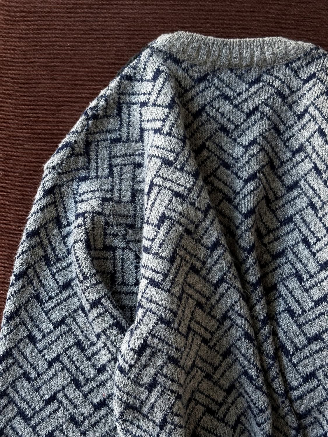 Dry fabric design pattern knit P/O 상품이미지5