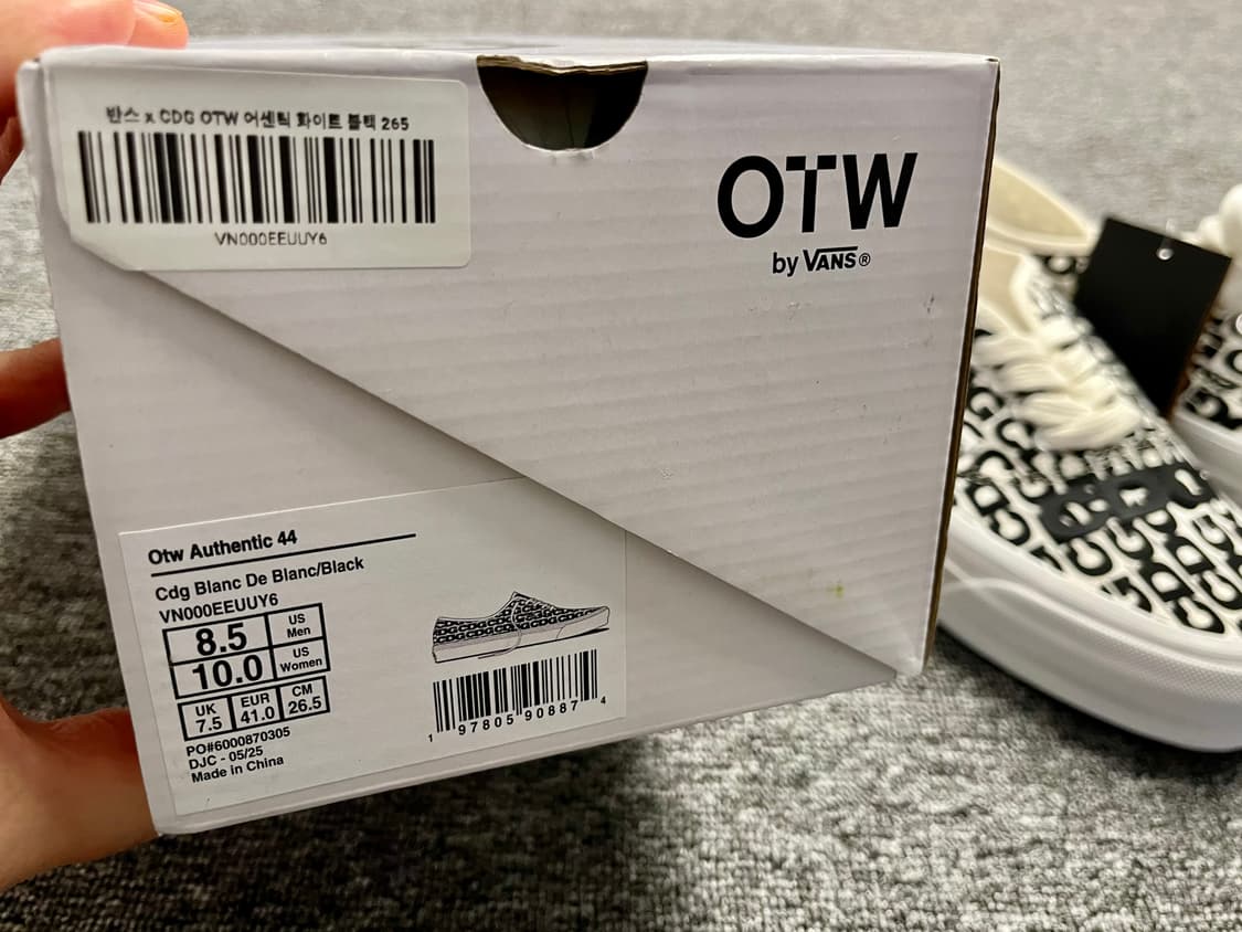 [265] 반스OTW X CDG 어센틱 새제품  상품이미지8