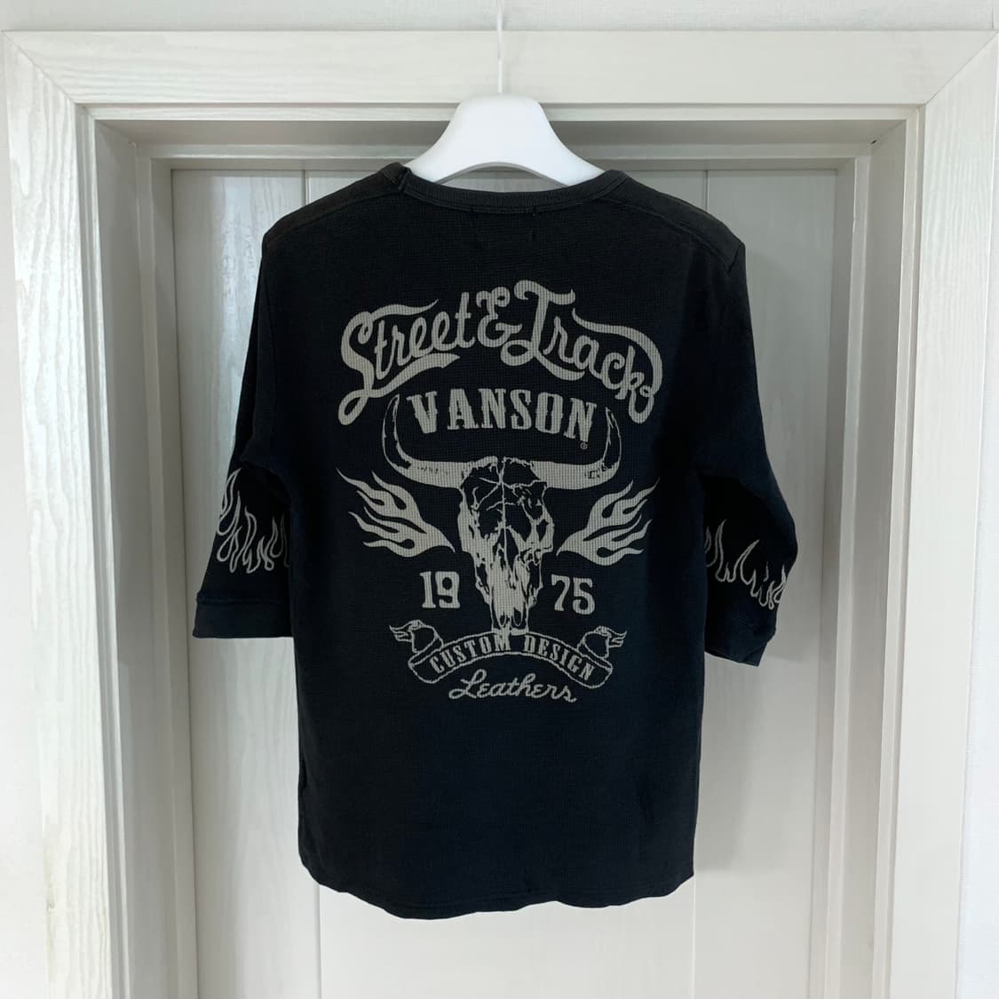 밴슨 레더 와플 코튼 슬리브 벤슨 vanson 상품이미지3