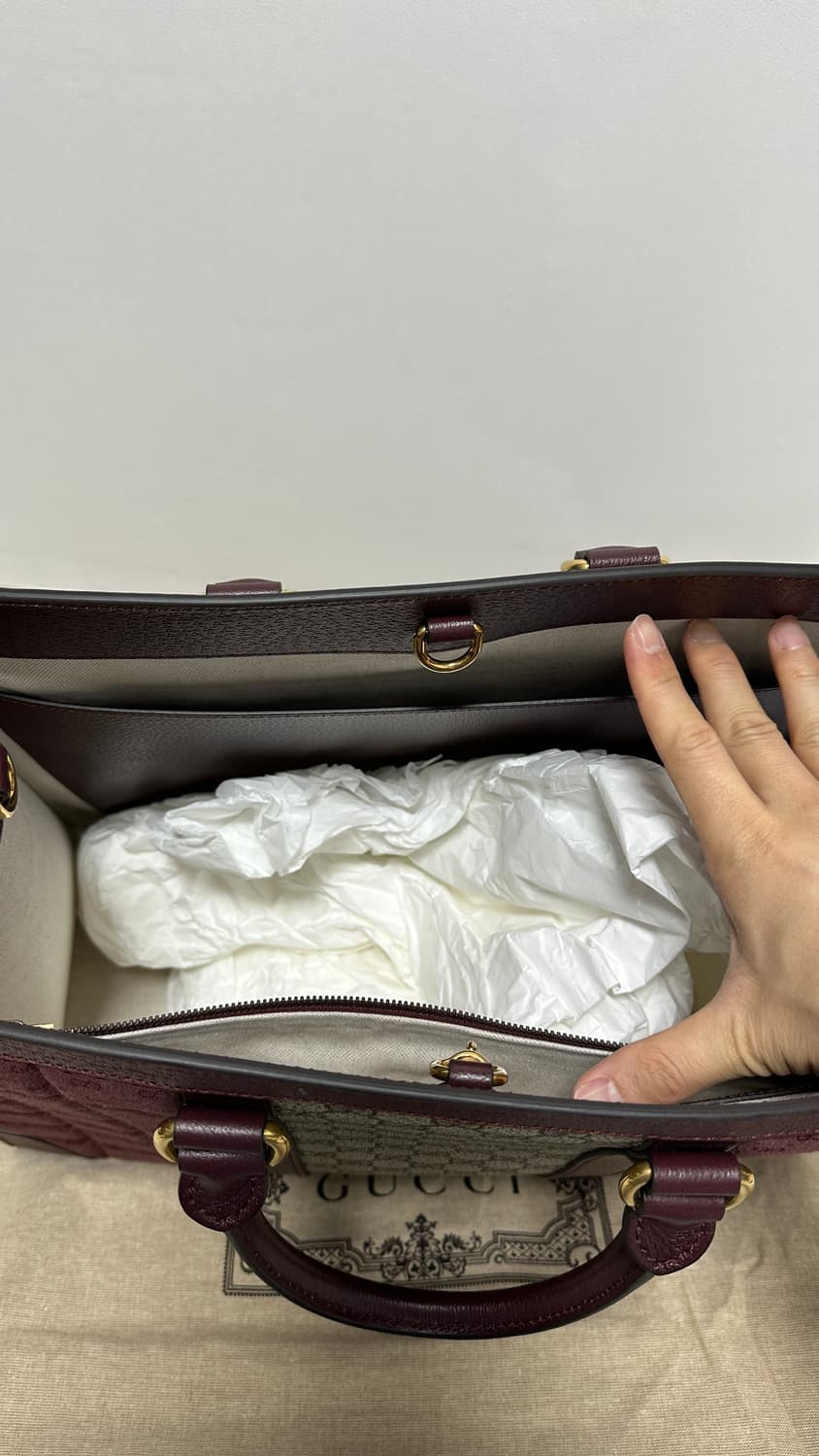 구찌 캔버스 라지 토트백 정품 새상품 정가 390만원 상품이미지4