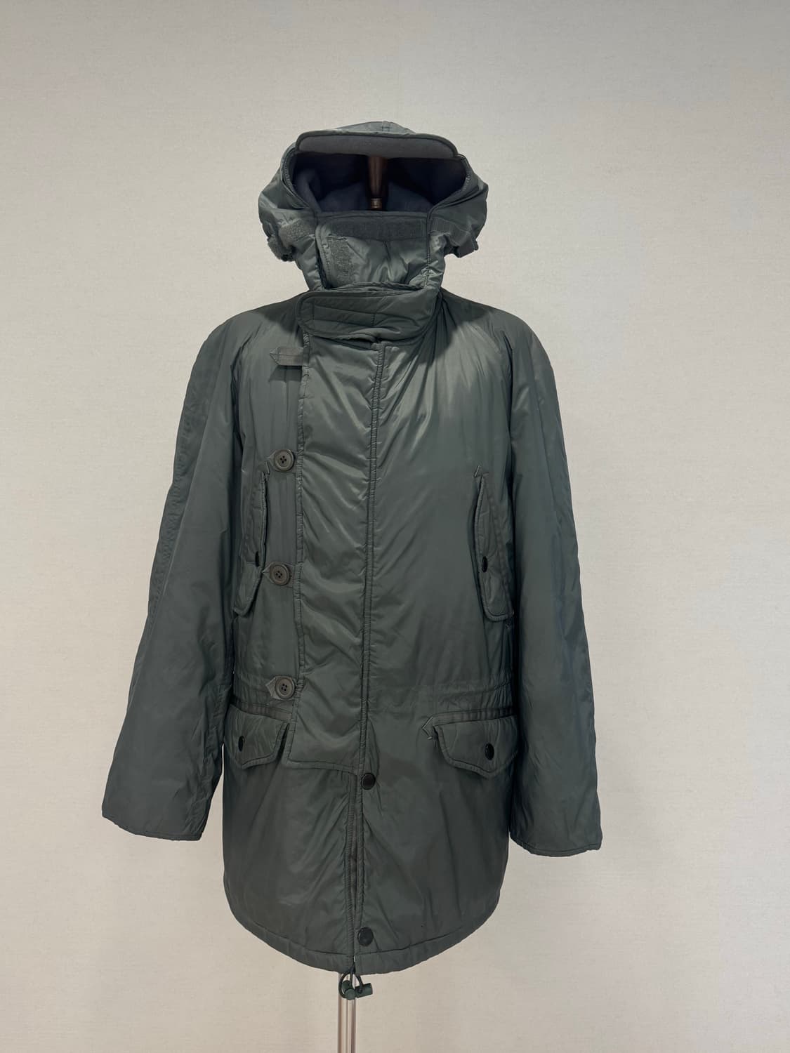 Issey Miyake MEN 퀼팅 라이너 후드 코트 상품이미지5