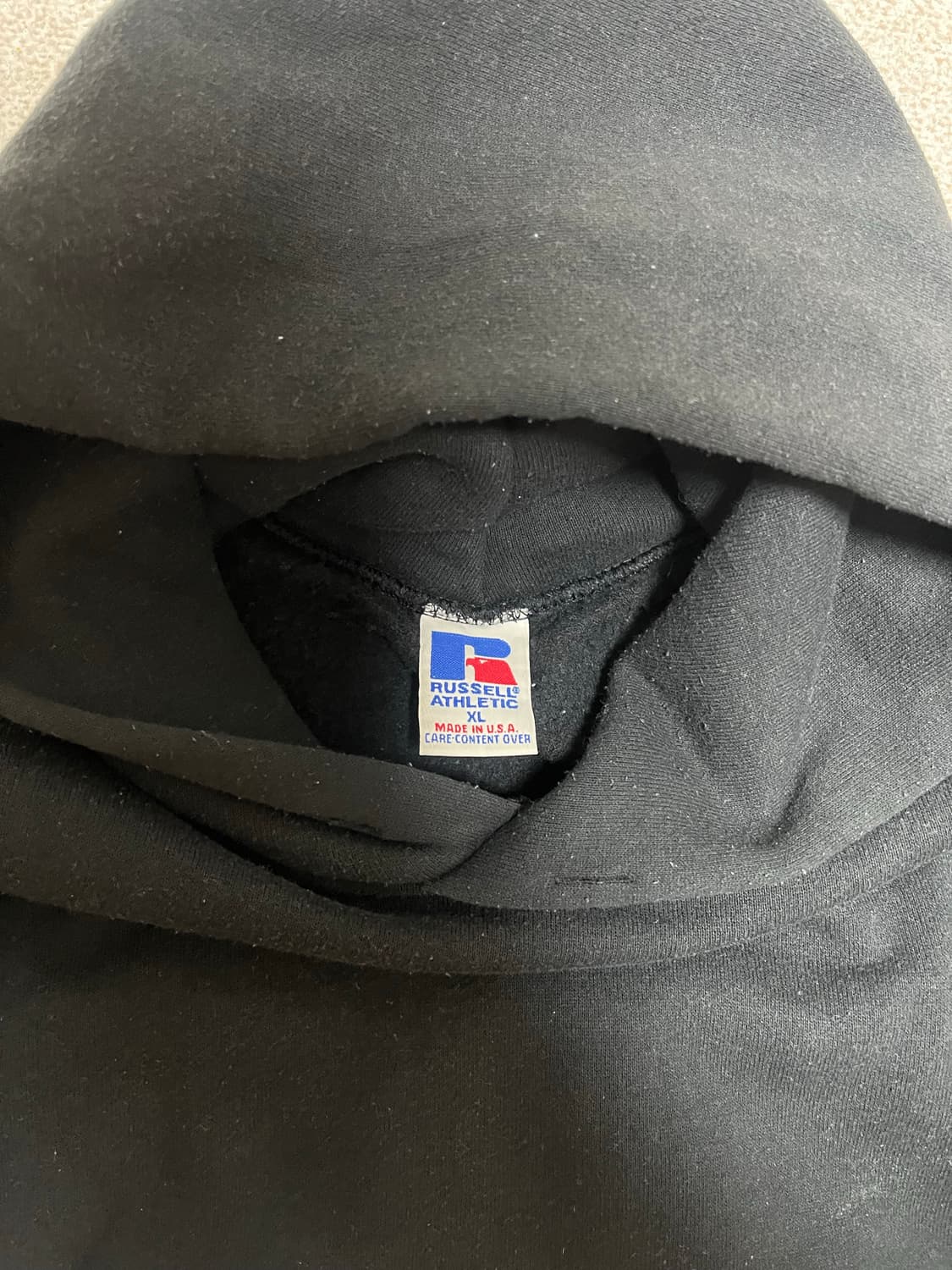 90s 러셀 후드 블랙 50/50 XL 상품이미지1