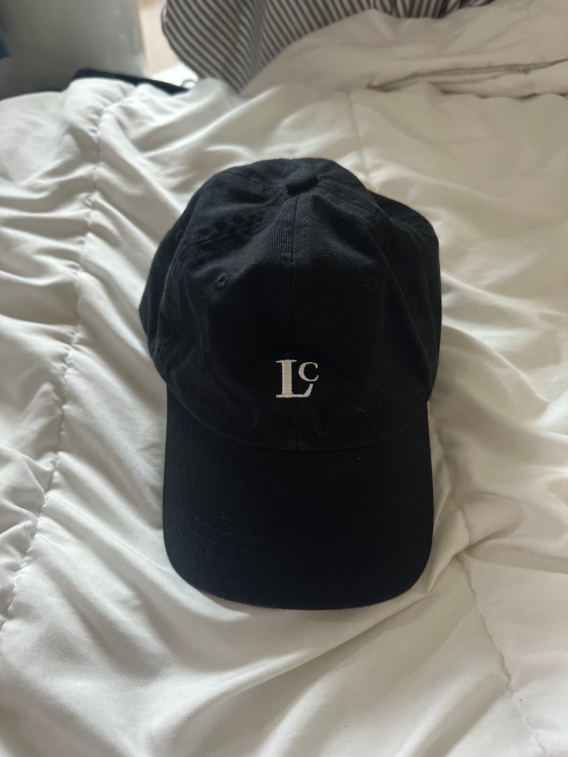 로우클래식 미니 로고 볼캡 검정 블랙 상품이미지1