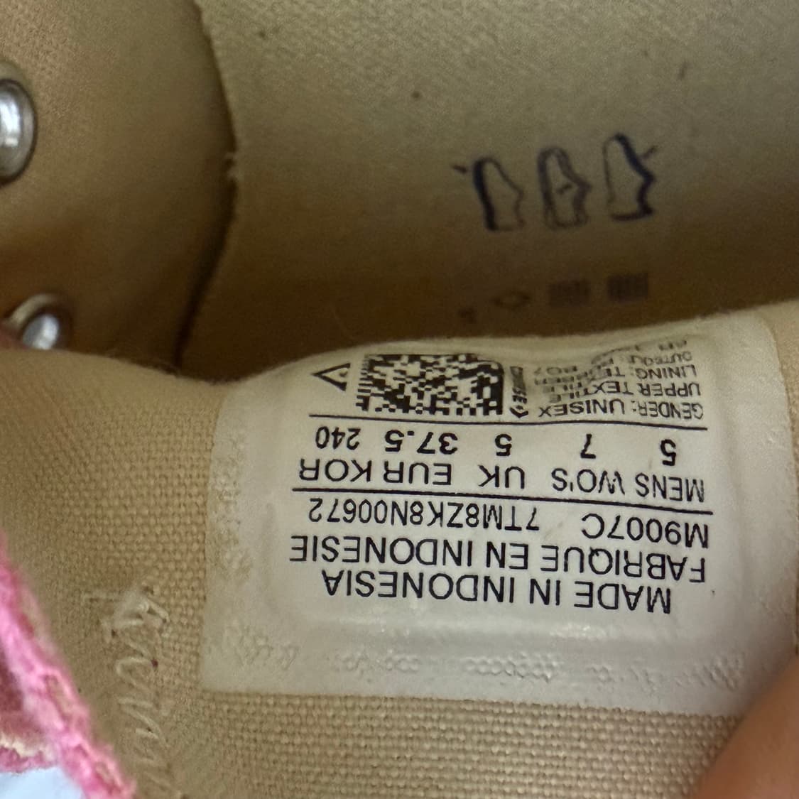 컨버스 올스타 핑크 로우 스니커즈 240 오혁 컨버스 상품이미지7