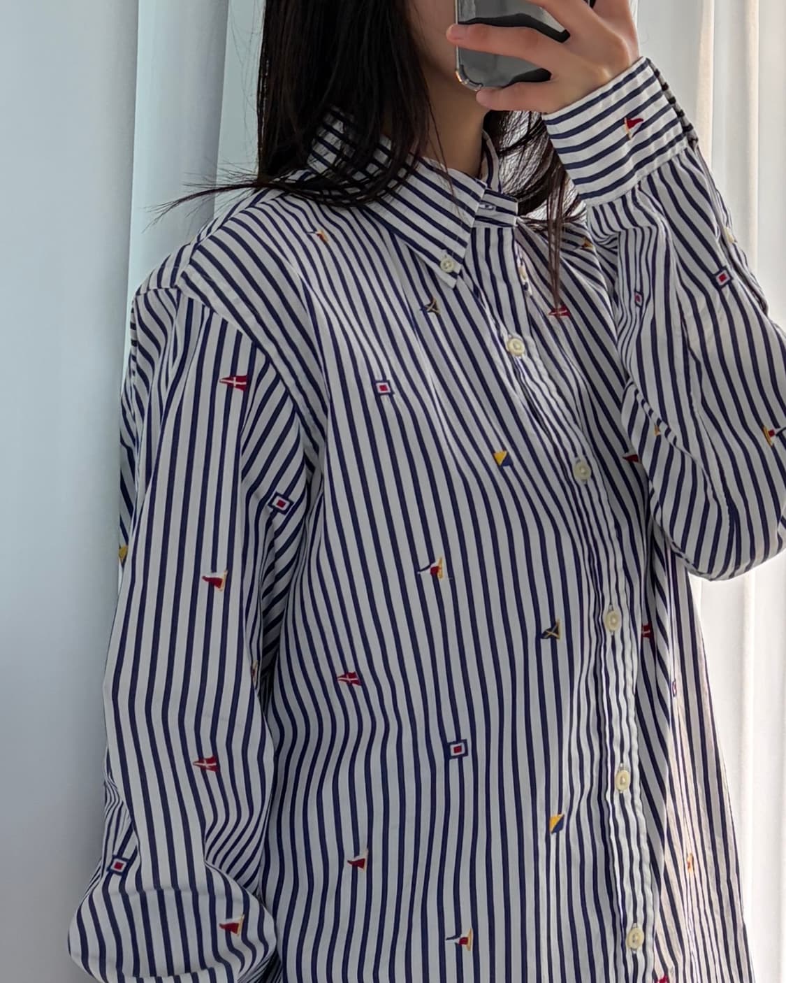 [M]폴로 랄프로렌 플래그 스트라이프 포플린 셔츠 상품이미지3