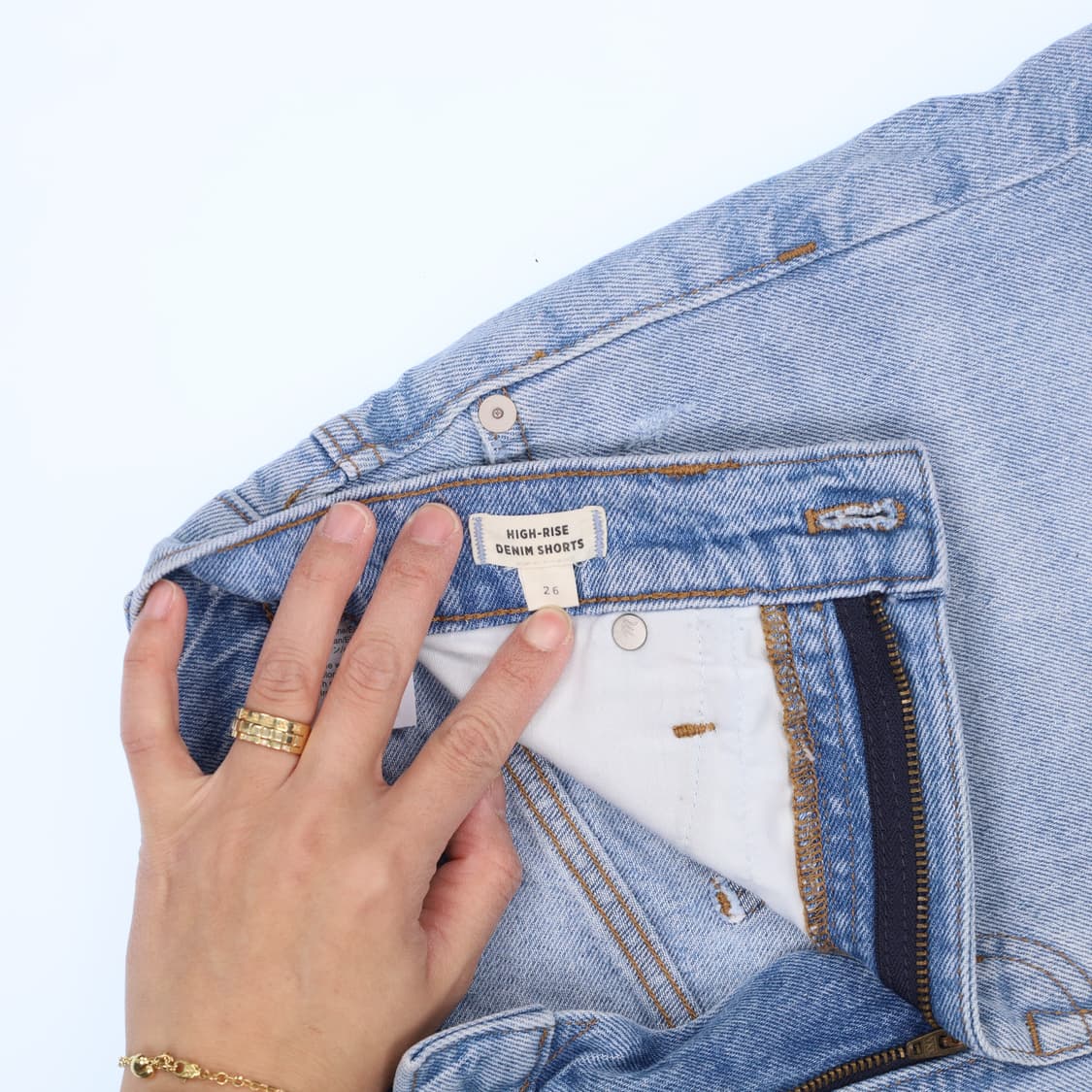 26 메이드웰 여성 데님 반바지 0316H1 상품이미지5