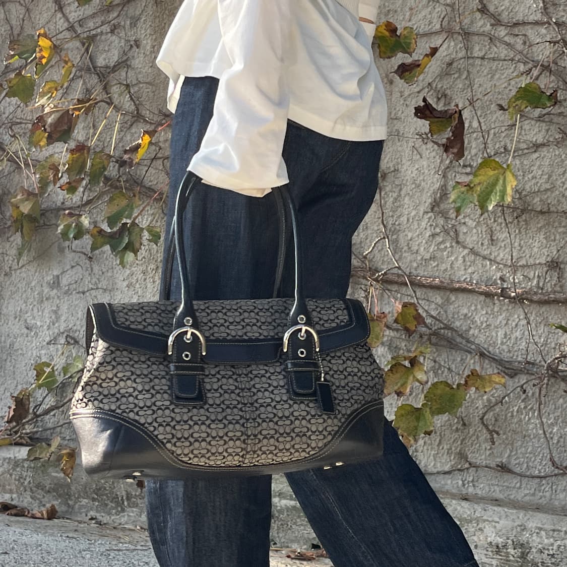 COACH 00's Jacquard  Shoulder Bag 상품이미지1
