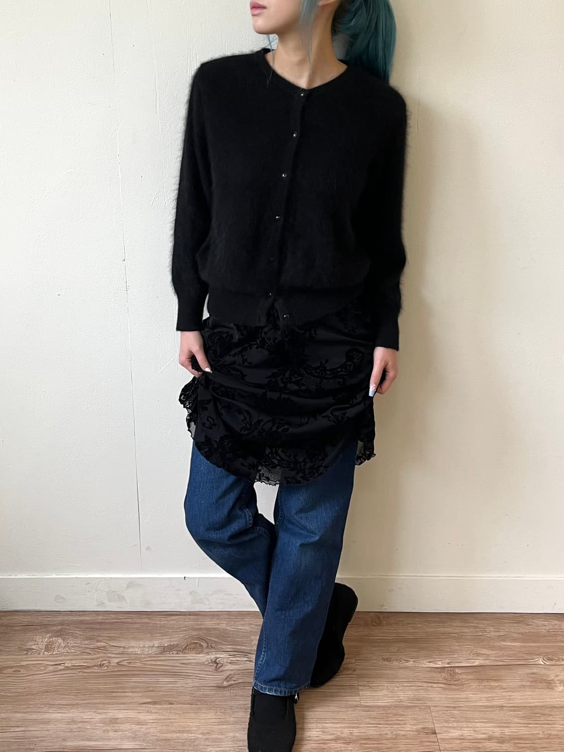 4298 shizuka komuro 시스루 스커트 상품이미지7