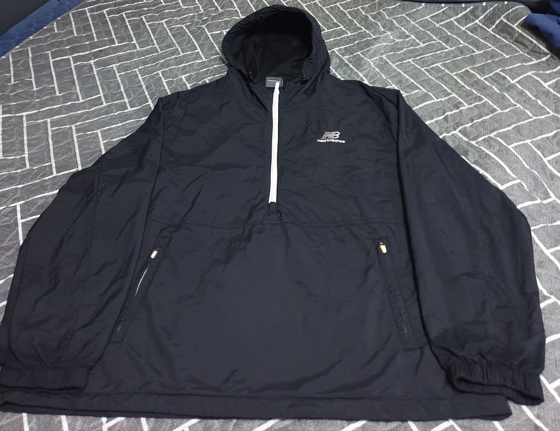 뉴발란스 에센셜 아노락 블랙 (XL) 상품이미지1