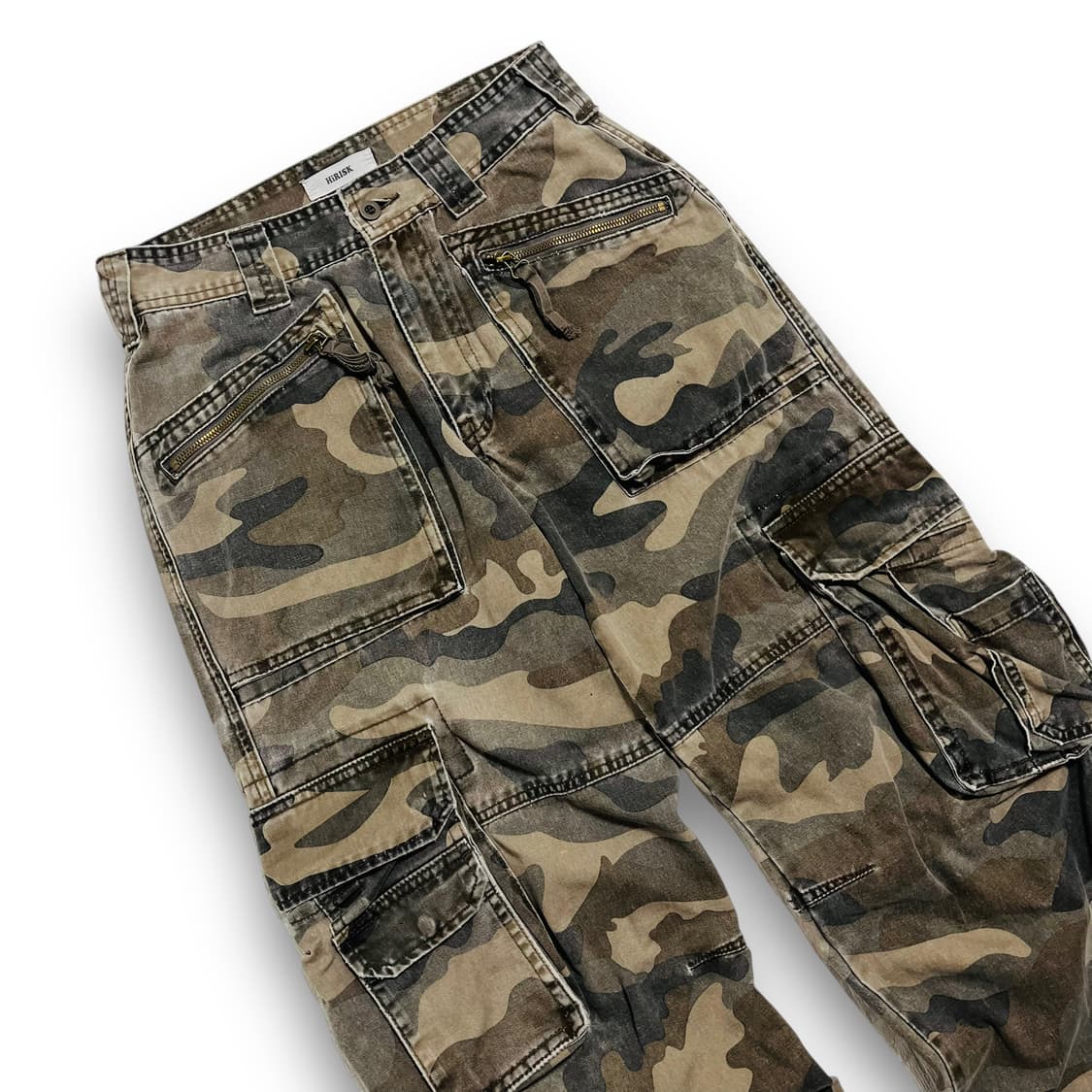 HiRISK 밀리터리 카모플라쥬 빈티지 카고 팬츠 상품이미지2