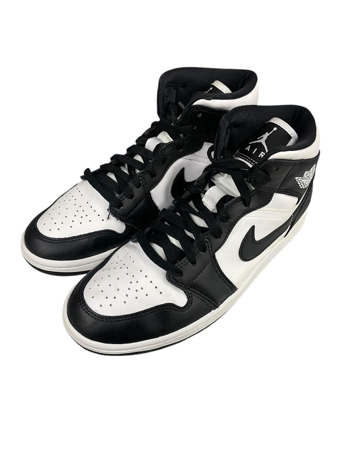 나이키 에어조던1 미드 화이트 블랙 255 상품이미지2