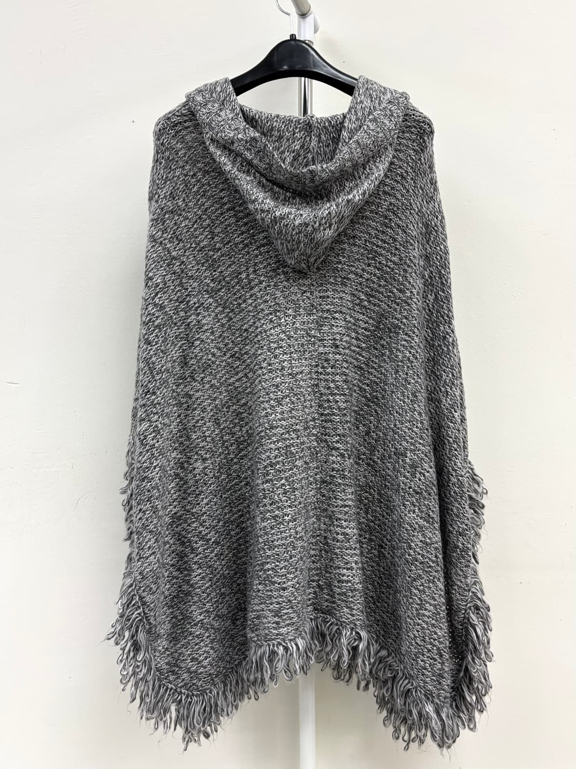 빈티지 그레이 니트 판쵸 케이프 망토 상품이미지8