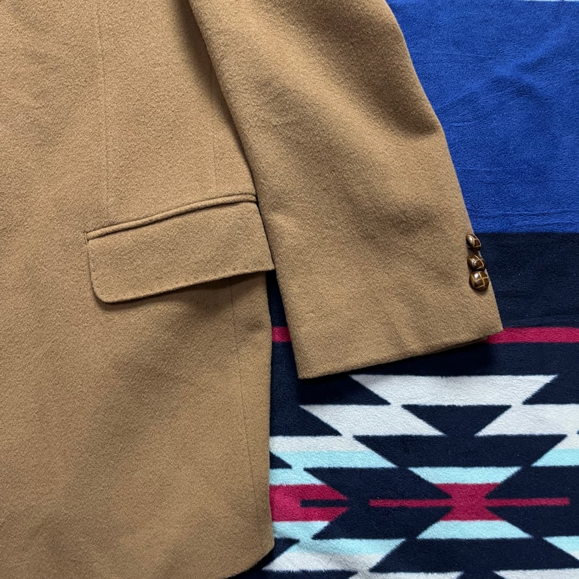 캐시미어 울 혼방 빈티지 수트 자켓(실측확인) 상품이미지2
