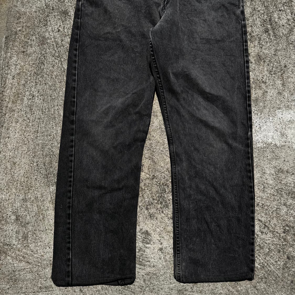 [36] 리바이스 505 흑청 데님 팬츠 상품이미지6