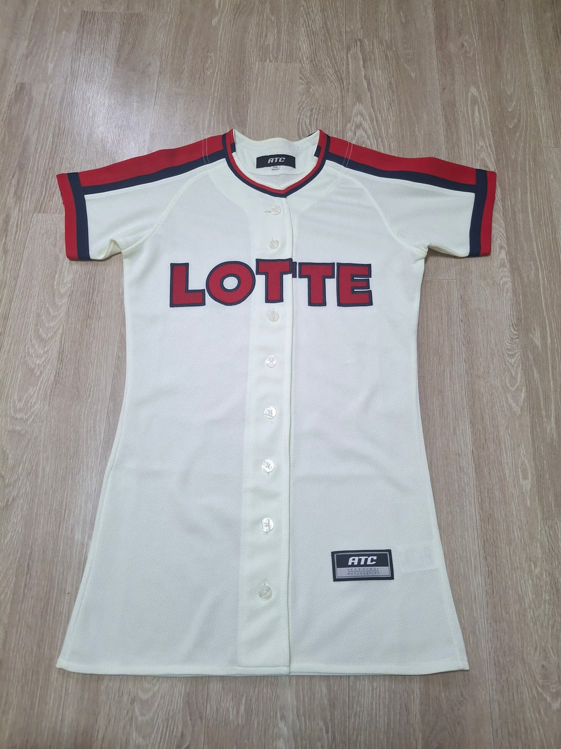 롯데자이언츠 원피스 챔피언 아이보리 44사이즈 유니폼 상품이미지1