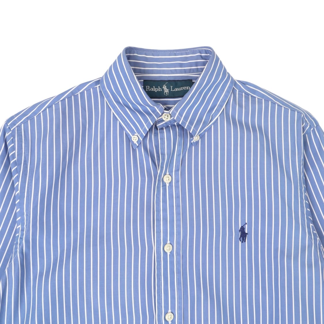 폴로 랄프로렌 블루 스트라이프 코튼 셔츠 상품이미지2