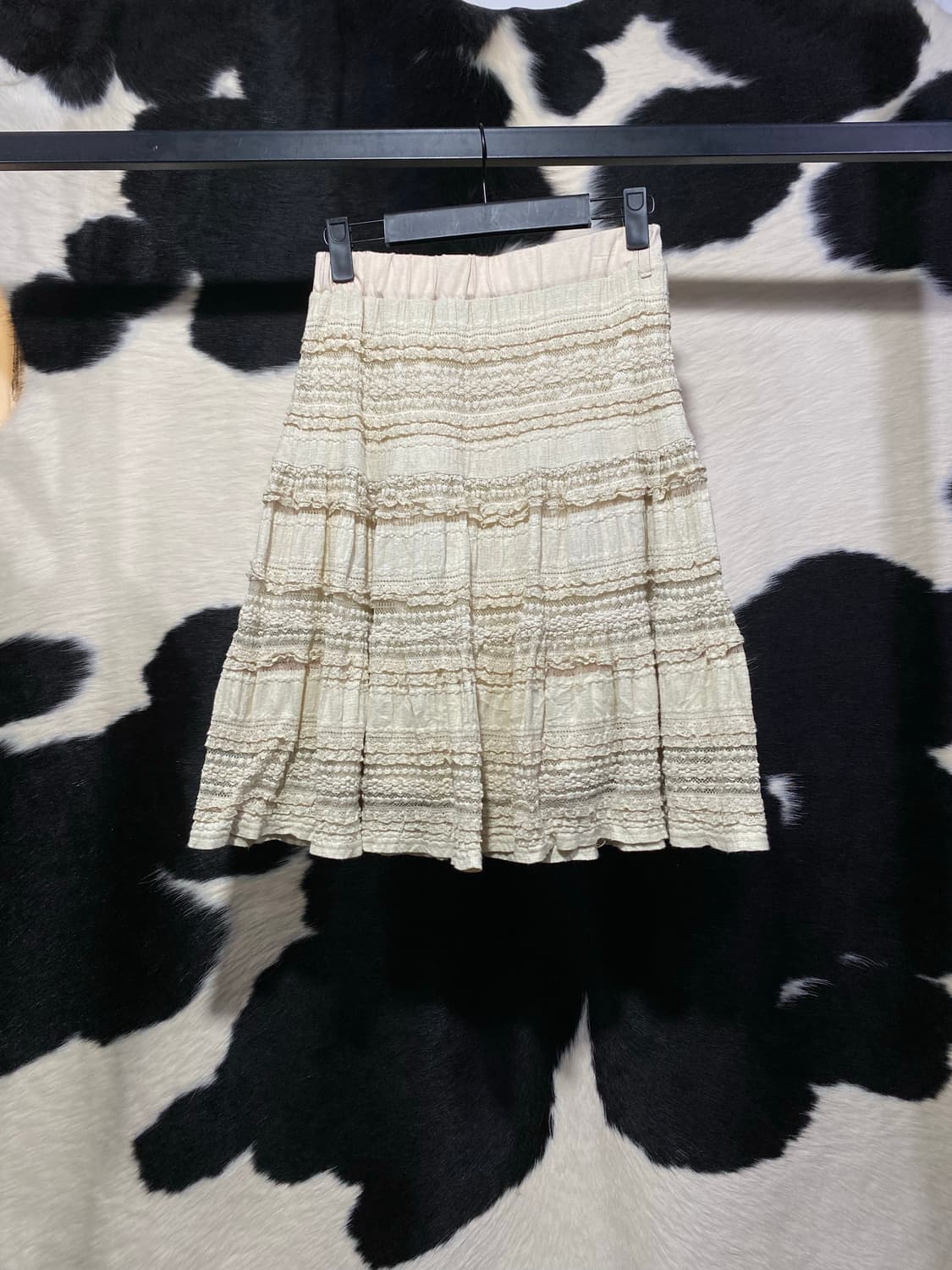 Japanese vtg 페어리 프릴 미디스커트 상품이미지2