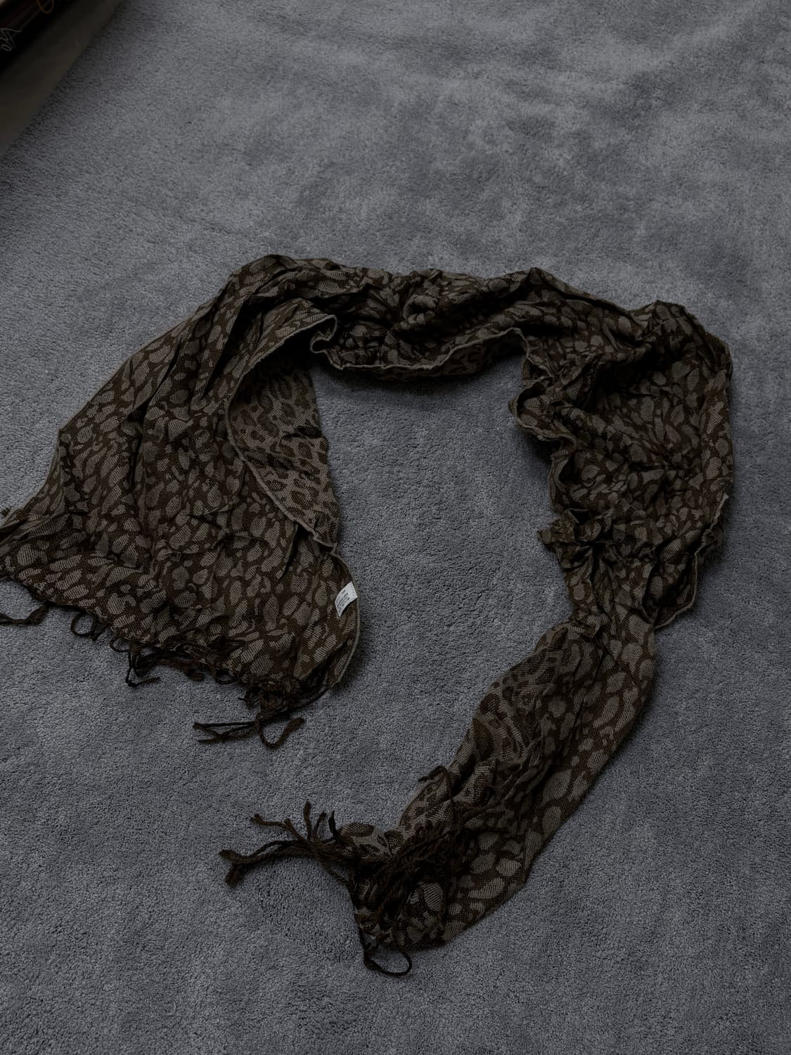 Vintage V-kei,punk leopard muffler 상품이미지3