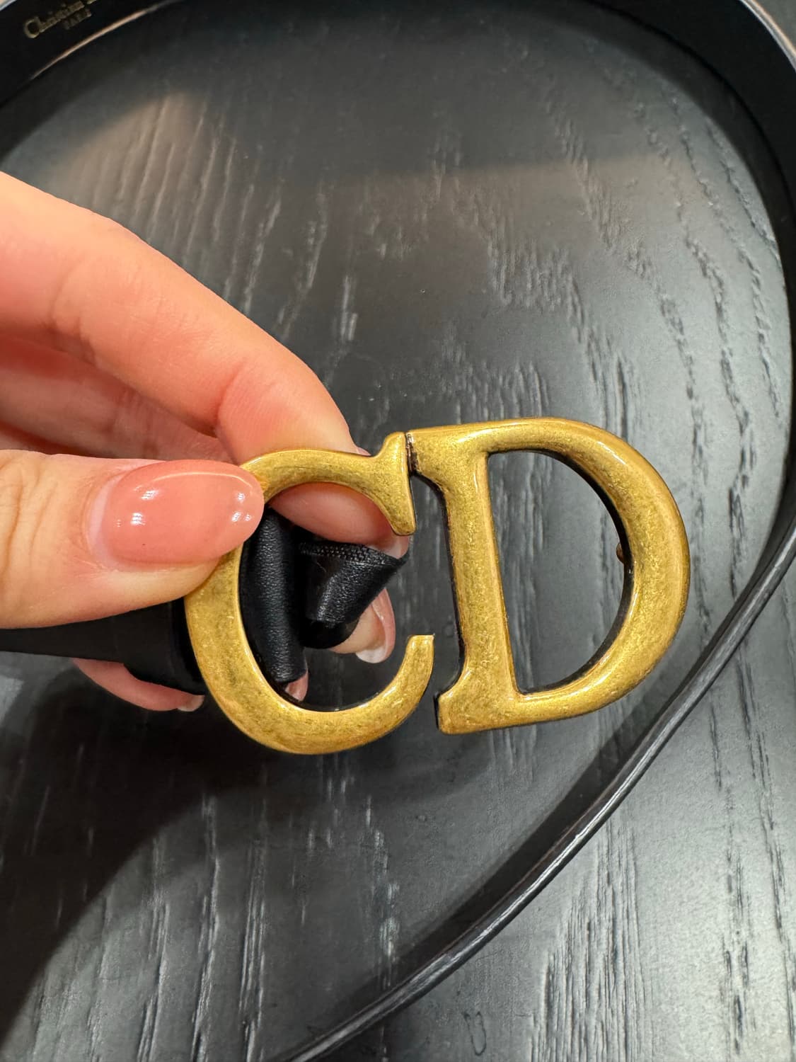 디올 CD 새들 벨트 80, 20mm 상품이미지3