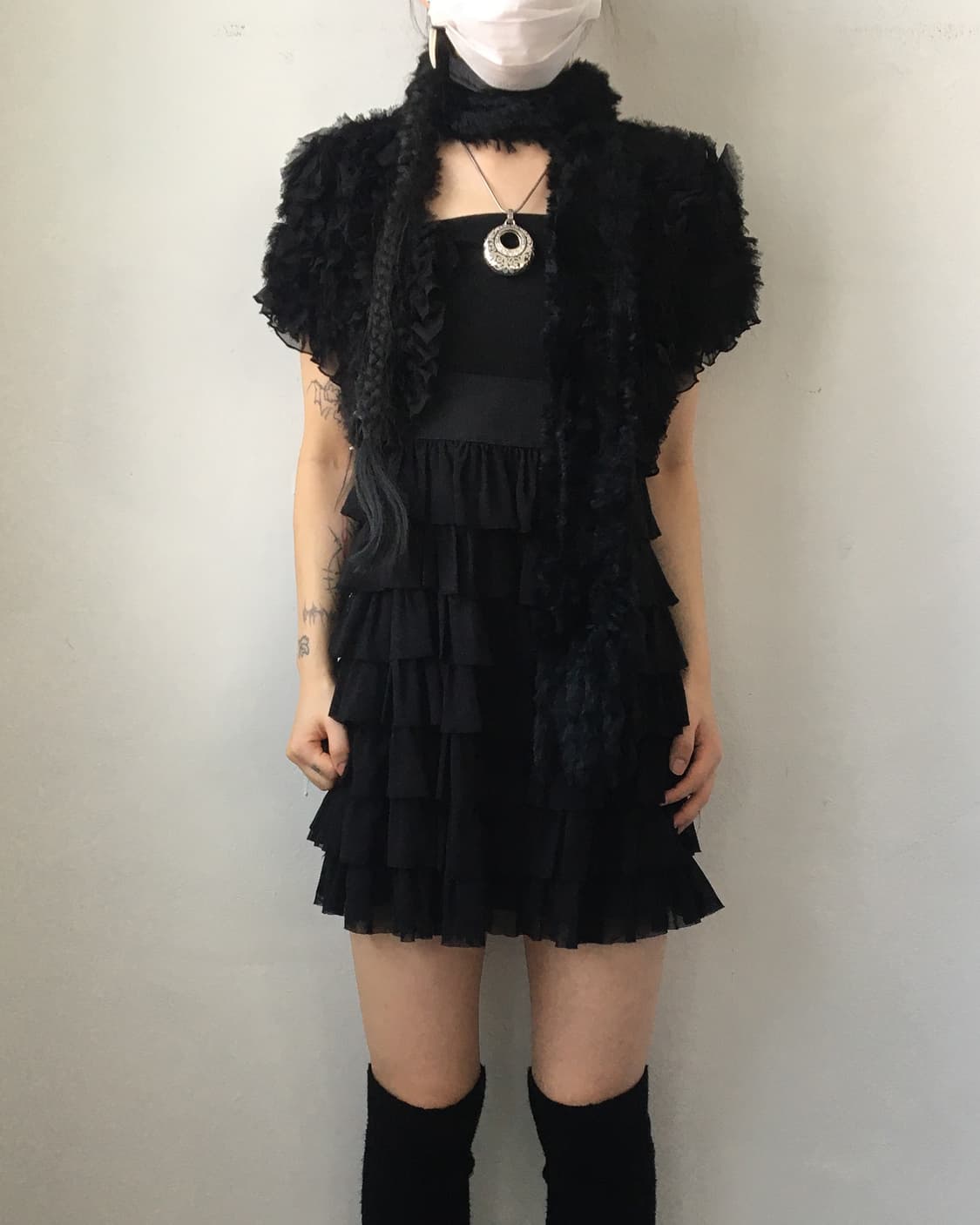 rabbit fur muffler 상품이미지5